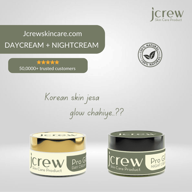 Jcrew Day and Night Cream Combo for Complete Skincare